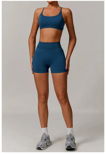 Conjunto de yoga deportivo sin costuras para mujer, 2 o 3 piezas, ropa deportiva para gimnasio, conjuntos de yoga para mujer, chándales, sujetador deportivo, leggings para gimnasio
