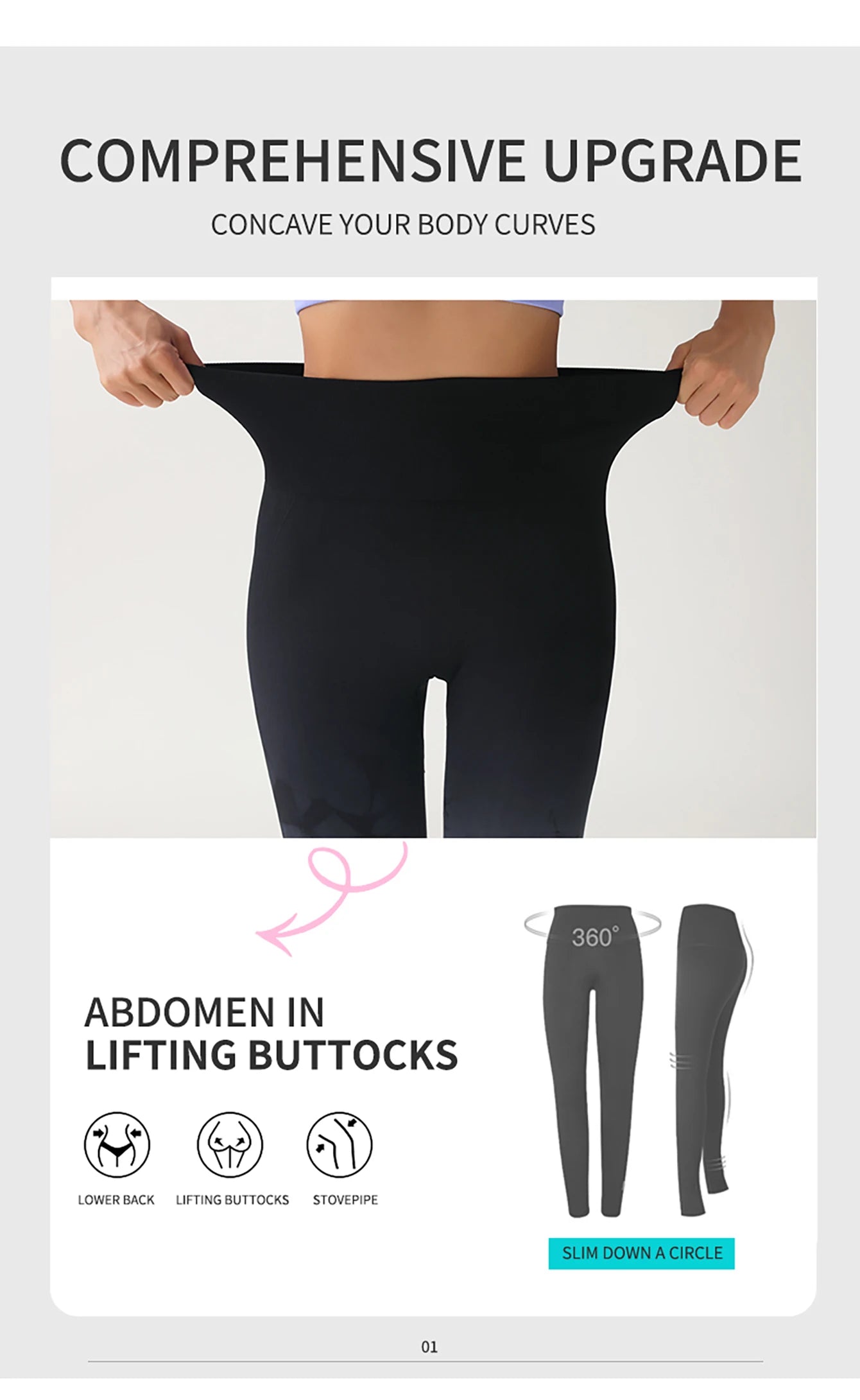 Pantalones de yoga con efecto tie-dye degradado, sin costuras, para mujer, para correr y hacer deporte, cintura alta y levantamiento de cadera, ropa de fitness elástica ajustada.