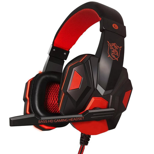 Auriculares con cable para juegos PS4/PS5/Xbox/Smartphone/PC, ajustables a 120°, con micrófono con cancelación de ruido.