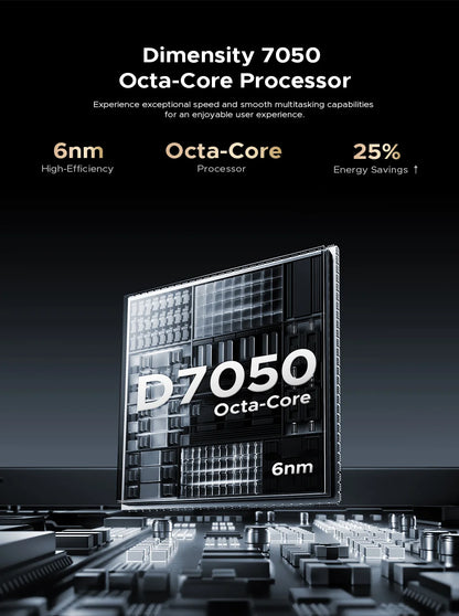 Teléfono resistente DOOGEE S200 Max, 16 GB + 512 GB, batería de 22000 mAh, procesador Dimensity 7050, pantalla de 6,72" a 120 Hz, pantalla trasera de 1,32", linterna dual.