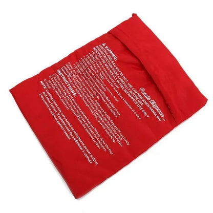 Bolsa reutilizable para cocinar papas en microondas, bolsa para cocinar papas al horno, papas perfectas en 4 minutos, bolsa roja para hornear