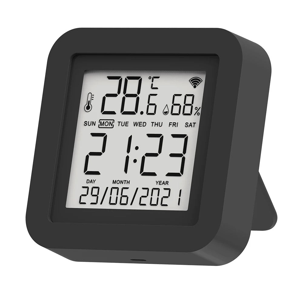 Control remoto universal infrarrojo inteligente Tuya con sensor de temperatura y humedad para aire acondicionado, TV, aire acondicionado, compatible con Alexa, Google Home y Yandex.
