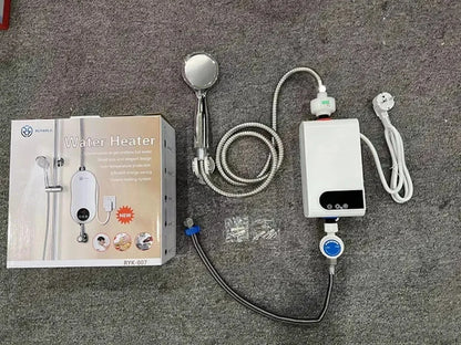 Calentador de agua eléctrico instantáneo con función de memoria, conversión de frecuencia y temperatura constante. 220 V, 4500 W.