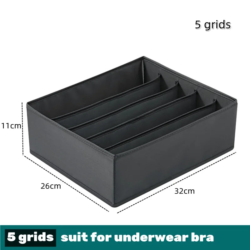Organizador para ropa interior, calcetines, sujetadores, pantalones, bufandas, corbatas, caja de almacenamiento, organizador de ropa para vaqueros, divisores para cajones, organizador de ropa