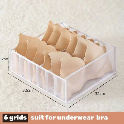 Organizador para ropa interior, calcetines, sujetadores, pantalones, bufandas, corbatas, caja de almacenamiento, organizador de ropa para vaqueros, divisores para cajones, organizador de ropa
