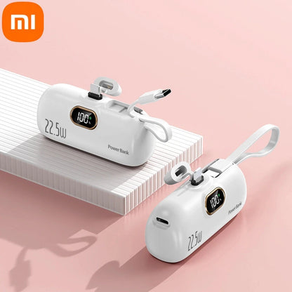 Xiaomi - Mini banco de energía de 500.000 mAh, 22,5 W, alta capacidad, carga ultrarrápida, para iPhone, Huawei y Samsung
