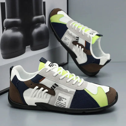 Zapatos casuales de caña baja para hombre, transpirables, estilo retro deportivo, de verano, nuevos y modernos, con suela de goma cómoda.