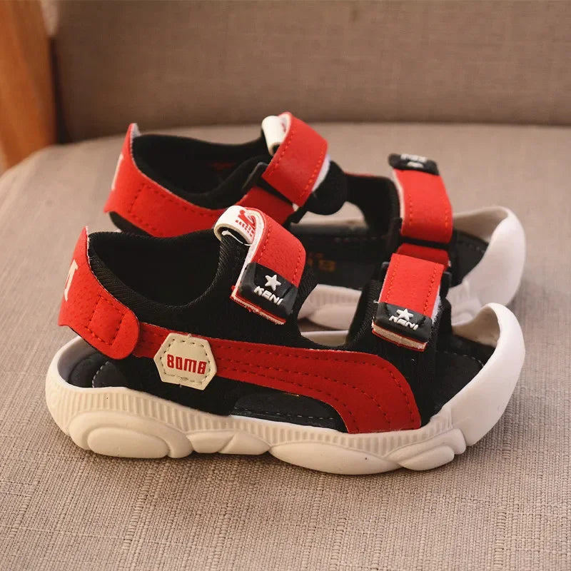 Sandalias descalzas de verano para niños, zapatos de playa de suela suave, protección antipatadas, sandalias funcionales para niños pequeños