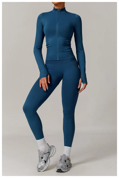 Conjunto de yoga deportivo sin costuras para mujer, 2 o 3 piezas, ropa deportiva para gimnasio, conjuntos de yoga para mujer, chándales, sujetador deportivo, leggings para gimnasio