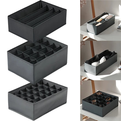 Organizador para ropa interior, calcetines, sujetadores, pantalones, bufandas, corbatas, caja de almacenamiento, organizador de ropa para vaqueros, divisores para cajones, organizador de ropa