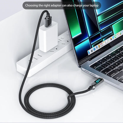 Cable USB tipo C JINMUXI PD de 120 W a USB C de 6 A, cargador de carga rápida para OPPO, Realme, Huawei Poco, Samsung, iPhone 15, cable de pantalla 16