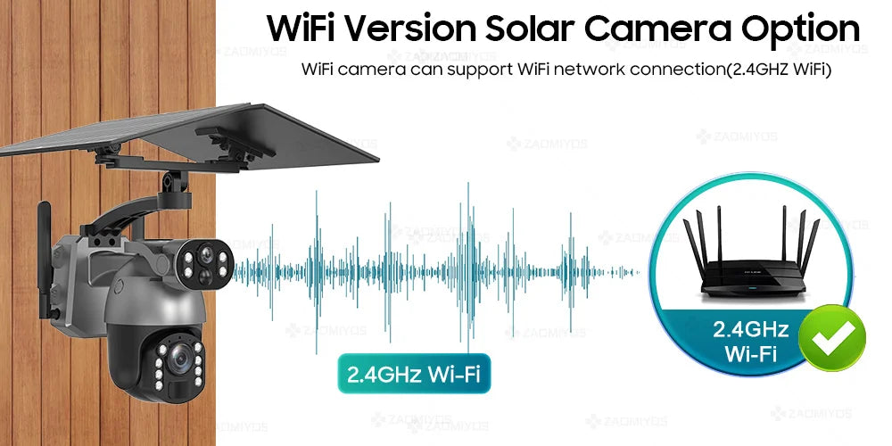 Cámara de seguridad exterior con zoom óptico de 10 MP y 50x, doble lente, SIM 4G, energía solar, Wi-Fi, PTZ, detección humana, grabación y visión nocturna. 10 MP, zoom óptico de 50x, doble lente, 4G, SIM, solar.