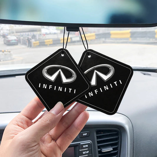 Ambientador para coche, perfume para interior de coche, colgante para espejo retrovisor con logotipo de Infiniti Q50, Q70, QX70, FX35, Q30, G37, QX60 y G35, accesorios.