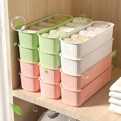 Caja para guardar calcetines, cajón para el hogar, compartimento para armario, caja para guardar y organizar, caja para guardar medias y ropa interior.