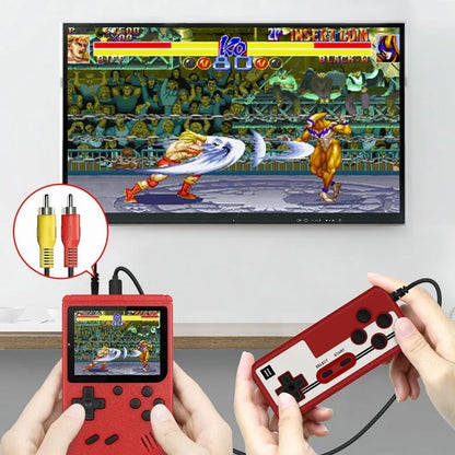 Consola de videojuegos retro portátil mini, reproductor de juegos portátil de 8 bits, juegos 400 en 1 integrados, salida AV, consola de juegos Gameboy videojuego