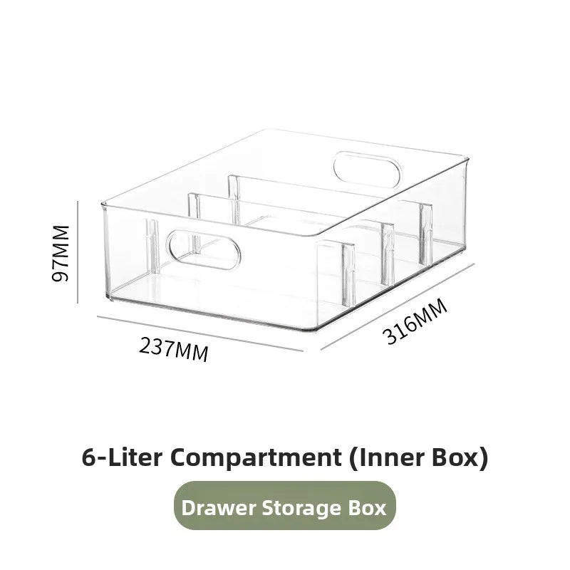 Caja de almacenamiento para refrigerador Der Sle, organizador para huevos, contenedor para conservación, caja de subpaquete de congelación, caja de plástico para alimentos
