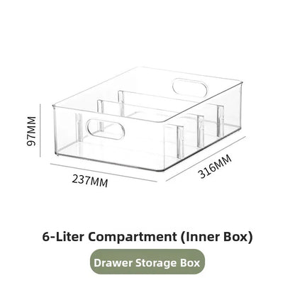 Caja de almacenamiento para refrigerador Der Sle, organizador para huevos, contenedor para conservación, caja de subpaquete de congelación, caja de plástico para alimentos