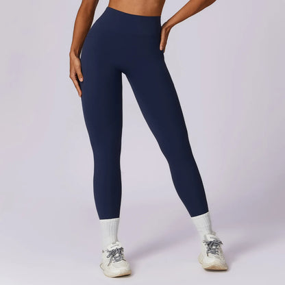 V-shaped Back Yoga Pants High Waist Leggings Gym Workout Tights Sport Women Fitness Female Legging Tummy Control Running Tights