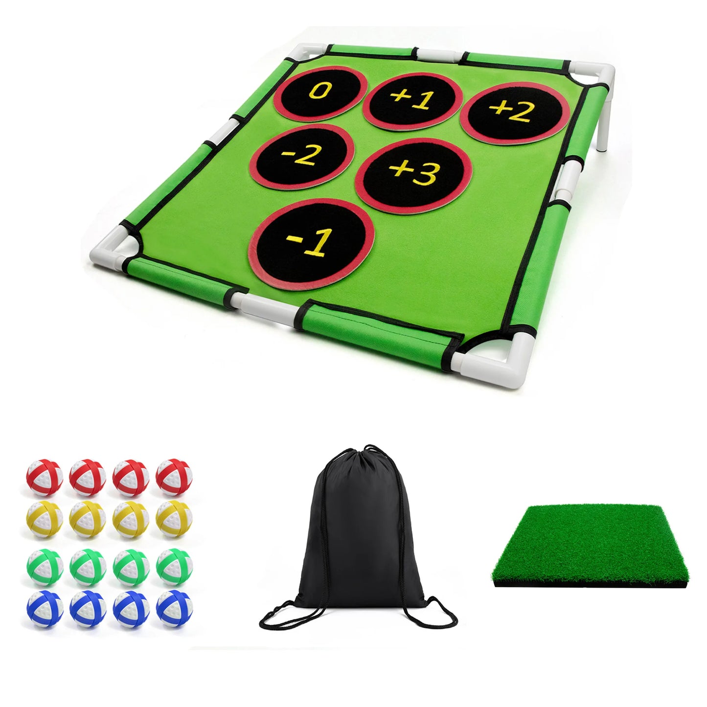 Red de golf para chipping, divertidos juegos de jardín, juegos de patio para jóvenes adultos, padres y golfistas, fácil de montar, juegos de golf casuales para el hogar.