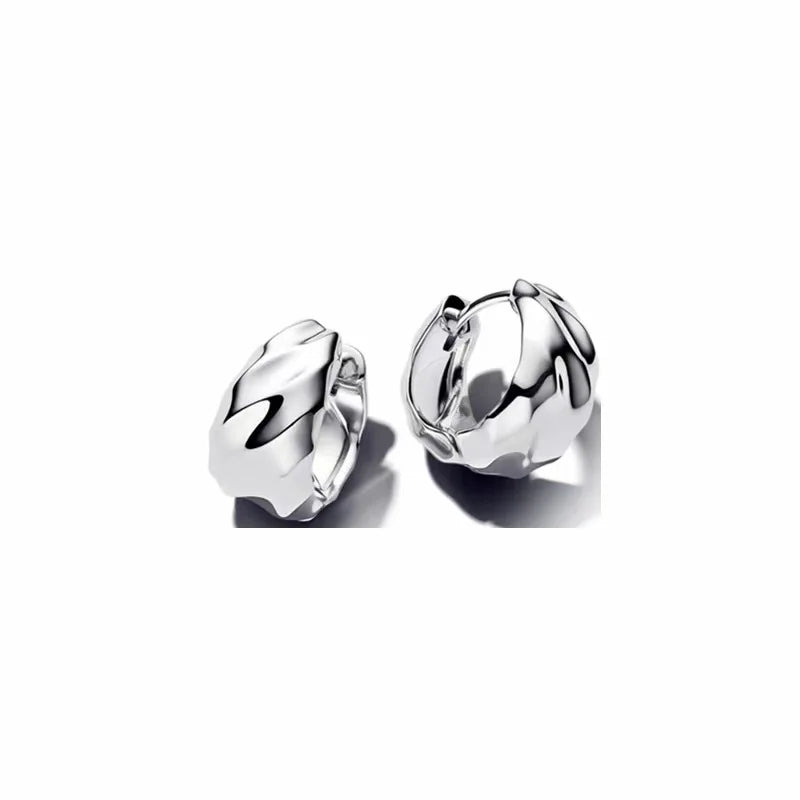 Pendientes de plata 925 con forma de corazón infinito y lazo brillante, originales, para mujer, regalo, joyería fina, 2025