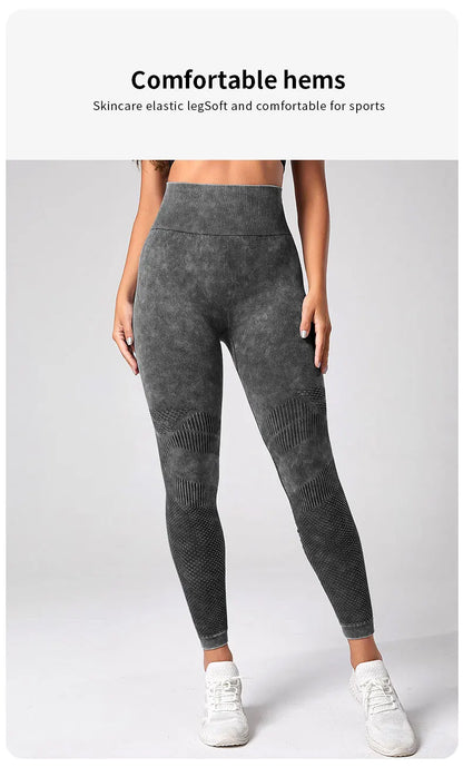 Women Leggings for Fitness Yoga Pants Seamless Sport Tights Scrunch Butt Gym Pantalones Workou High Waist Elastic