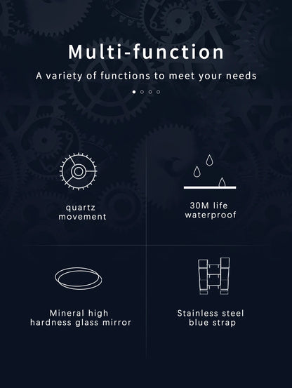 LIGE 2024 Nuevo Reloj para Hombre, Marca Top, Lujo, Hueco, Reloj para Hombre, Impermeable, Deportivo, Cuarzo, Cronógrafo, Reloj de Pulsera para Hombre, Relogio Masculino