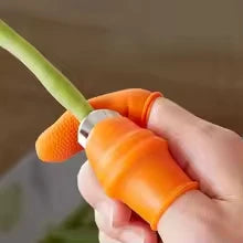 Cortador de pulgar, herramientas de jardinería, tijeras de podar, separador de vegetales y plantas, herramienta para dedos, cortador de cocina multifunción.
