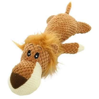 Juguetes para perros grandes, lindos juguetes de peluche con chirrido, de vellón, duraderos, para masticar, lindos juguetes blandos, juguetes molares para mascotas, accesorios para perros.