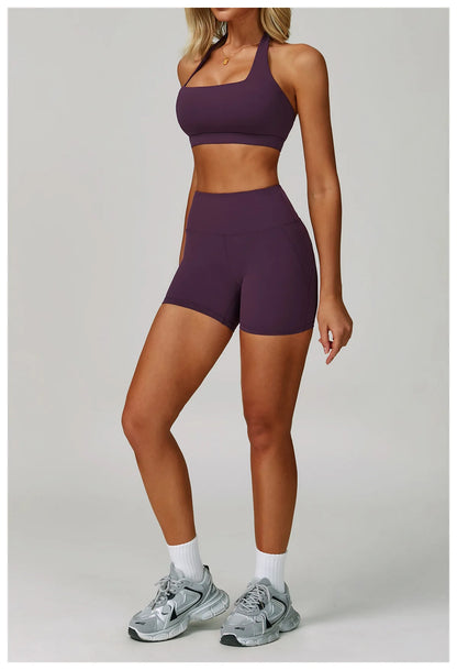 2 Piece Set Women's Tracksuit Fitness Clothes Yoga Sets Sportswear Workout Bra High Waist Leggings Set Gym Clothing Sports Suits