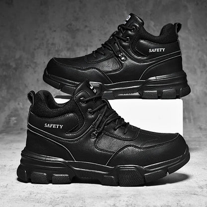 Zapatos de trabajo de seguridad unisex con puntera de acero, transpirables, antiaplastamiento, antipinchazos, calzado de protección laboral para hombres y mujeres, zapatillas, botas de seguridad.