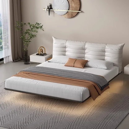 Marco de cama único tapizado, cama francesa japonesa, tocador, muebles para niños, muebles para el hogar, accesorios para dormitorio