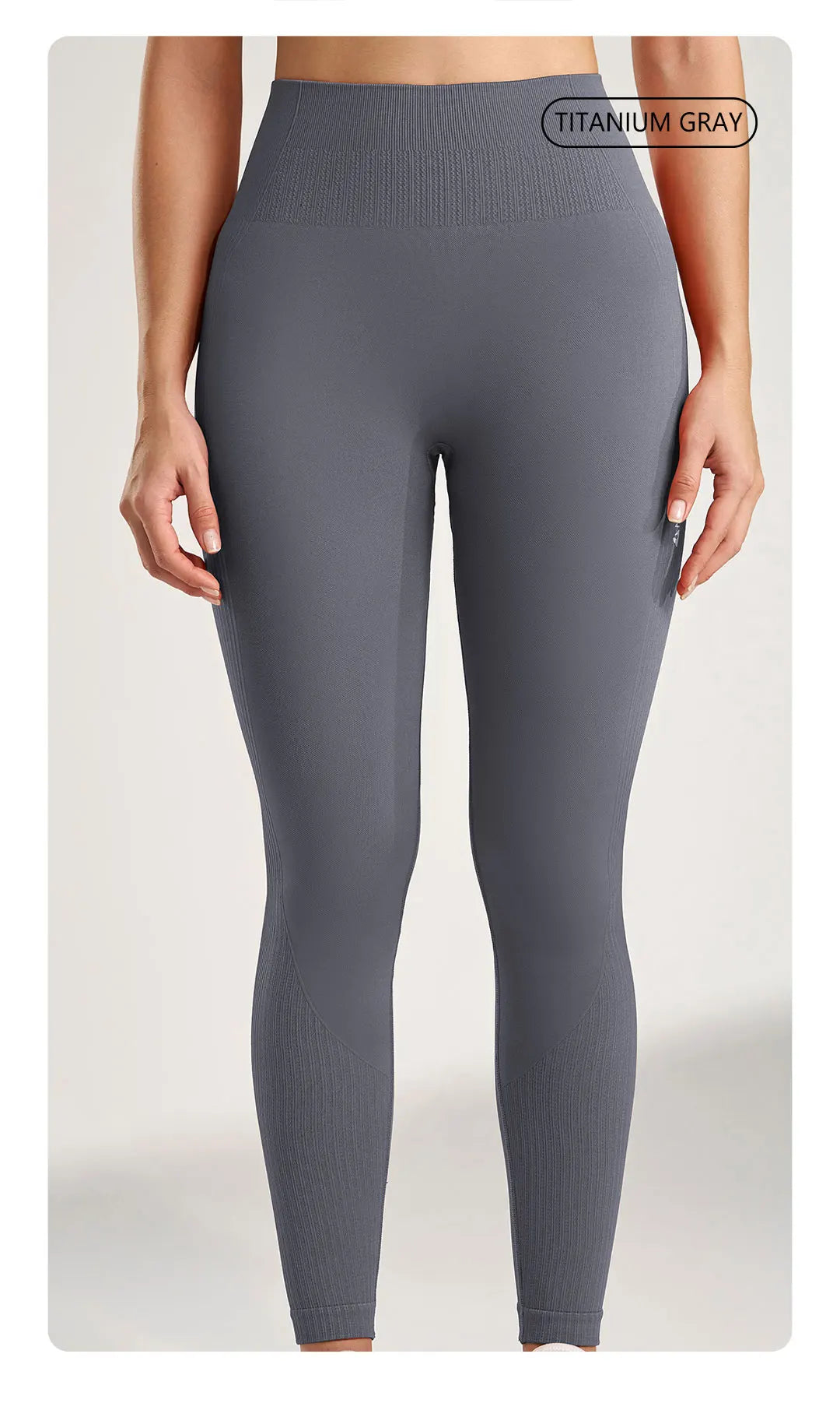 Leggings deportivas para mujer, color sólido, para gimnasio, correr, yoga, pantalones largos, cintura alta, efecto vientre plano, elásticas, pantalones de chándal, siete colores.