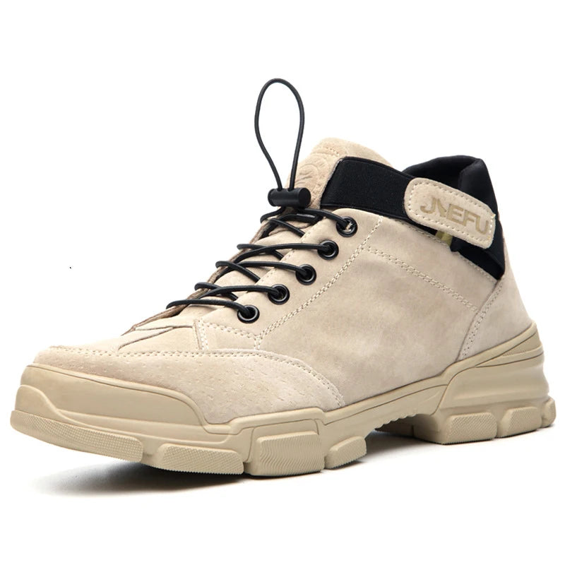 Work Sneakers Men Safety Shoes Steel Toe Cap Anticollision Fashion Outdoor Plus Size