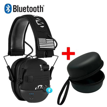Orejeras de seguridad electrónicas para tiro táctico, protección auditiva, reducción de ruido, protector auditivo activo delgado para caza
