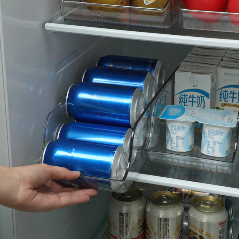 Latas de almacenamiento para la cocina, latas de refresco, latas de almacenamiento, organizadores para refrigerador y congelador, dispensadores de latas, accesorios de cocina