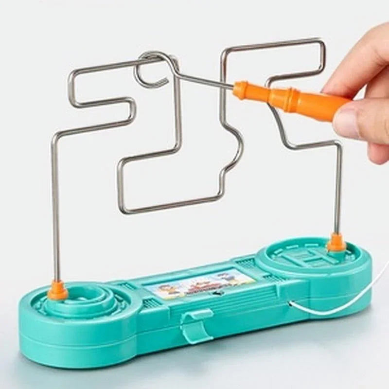 Juguete de choque eléctrico para niños, educativo, laberinto táctil eléctrico, juego divertido para fiestas, experimento científico, juguetes para niños, regalo