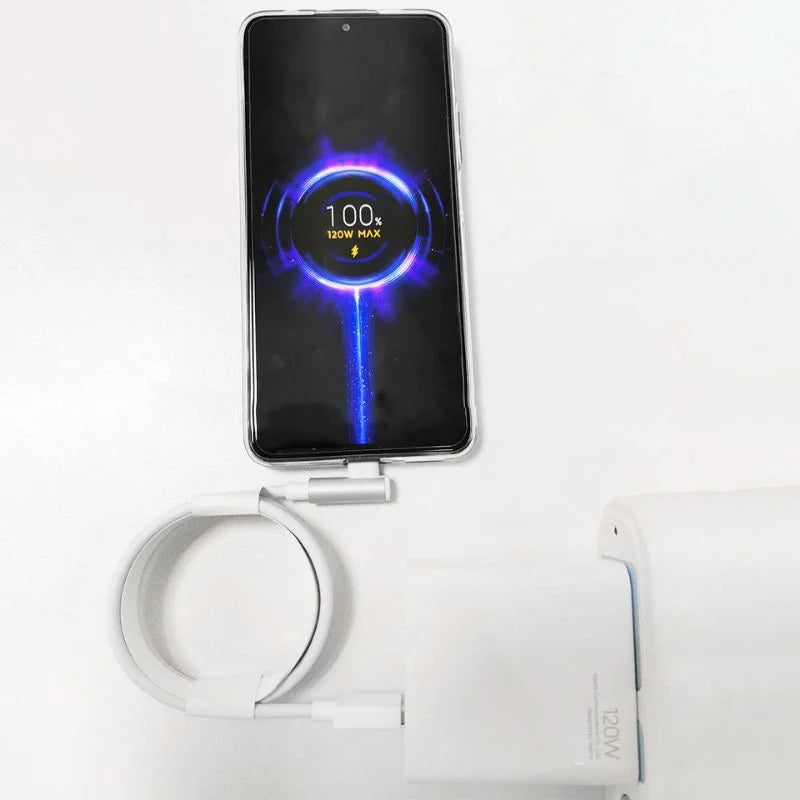 Cargador USB superrápido original Xiaomi de 120 W y 6 A para Mi 12, 11, POCO X5, X4 Pro, Redmi Note 8, 9, 10 y 11, cable de carga tipo C de 90 grados.