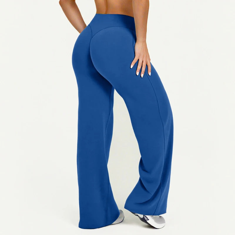 Pantalones rectos de tejido ultrasuave tipo mantequilla para mujer, pantalones de yoga de talle medio, mallas deportivas de tacto natural, leggings de pilates, pantalones deportivos para correr.