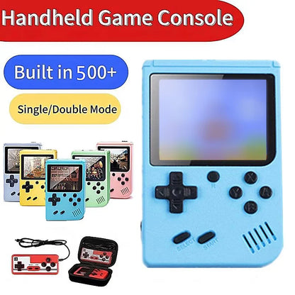 Consola retro arcade de 5 pulgadas con más de 500 juegos clásicos integrados para Game Boy, emulador de TV, videojuegos, reproductor de juegos portátil