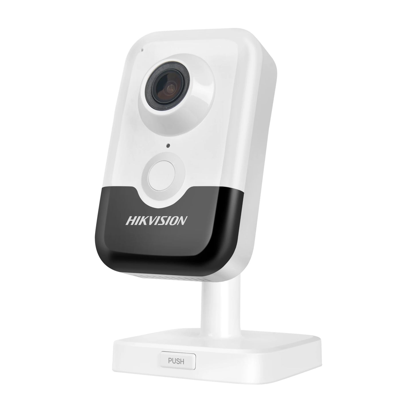 Cámara IP Hikvision DS-2CD2443G2-IW de 4 MP, inalámbrica para interiores, con detección de movimiento humano por infrarrojos, WiFi, PoE, audio bidireccional y ranura para tarjeta SD.