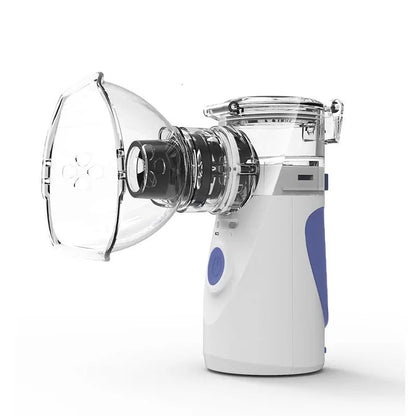Mini nebulizador de inhalación portátil de mano para el cuidado de la salud, silencioso, ultrasónico, nebulizador, recargable, automático, para niños y adultos.