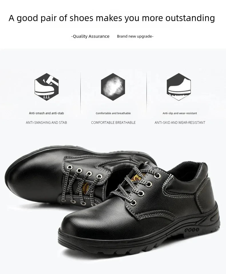 Calzado de seguridad para hombre y mujer. Antiimpactos, resistente a pinchazos, cómodo, antideslizante, resistente al desgaste, con control de olores. Ideal para la construcción y el trabajo.