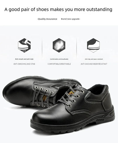 Calzado de seguridad para hombre y mujer. Antiimpactos, resistente a pinchazos, cómodo, antideslizante, resistente al desgaste, con control de olores. Ideal para la construcción y el trabajo.