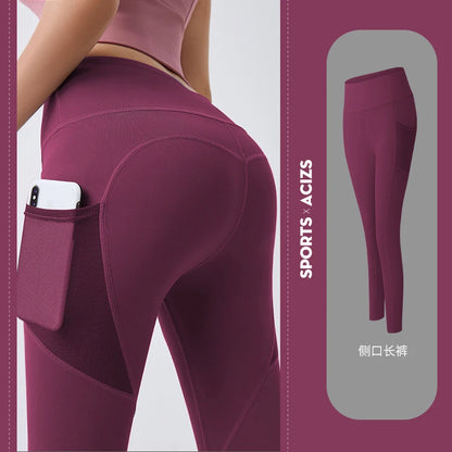 Leggings deportivos de cintura alta con bolsillos, ideales para fitness, correr y hacer ejercicio. Nuevos modelos 2023. Pantalones deportivos de secado rápido para mujer. Perfectos para entrenar y hacer yoga.