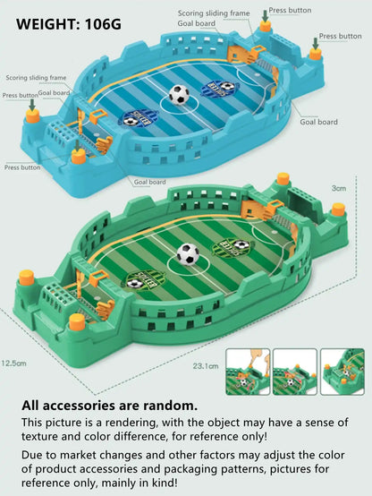 Mini juego interactivo de mesa de fútbol, mesas de fútbol, juegos deportivos de competición, catapulta de escritorio, juguetes para juegos familiares