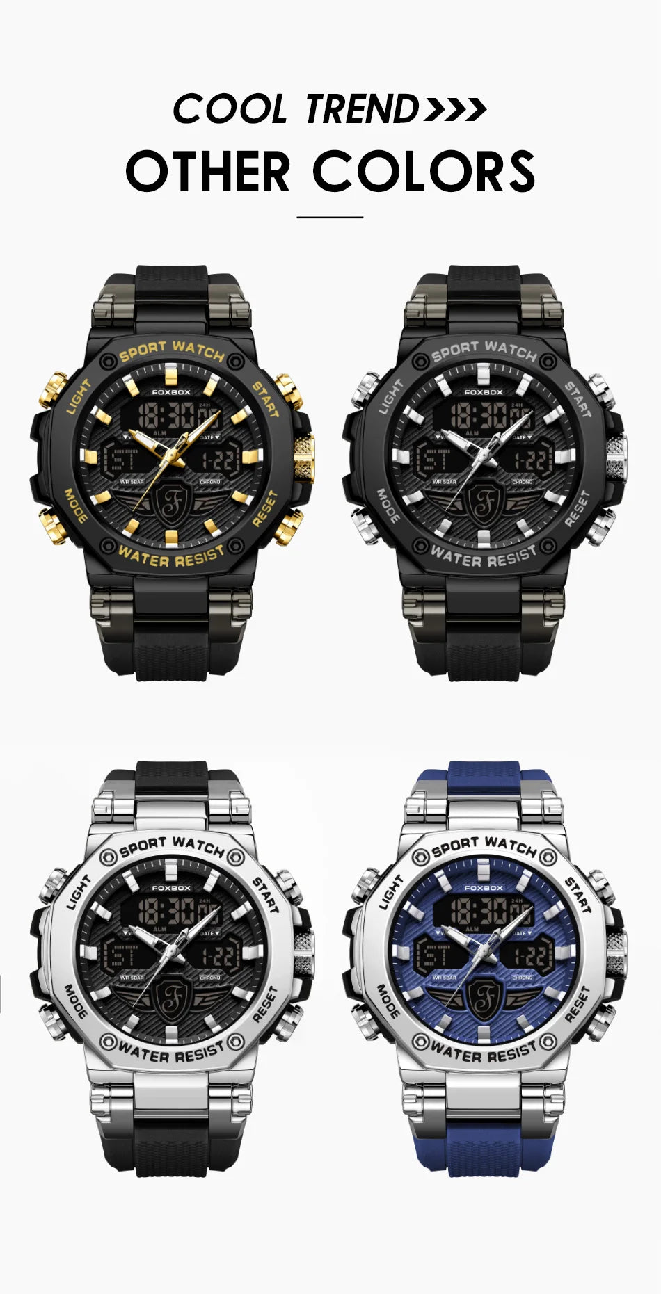 Relojes militares de lujo para hombre LIGE 2024, marca superior, resistentes al agua 5 bar, deportivos, de cuarzo con LED, para hombre, Relogio Masculino.