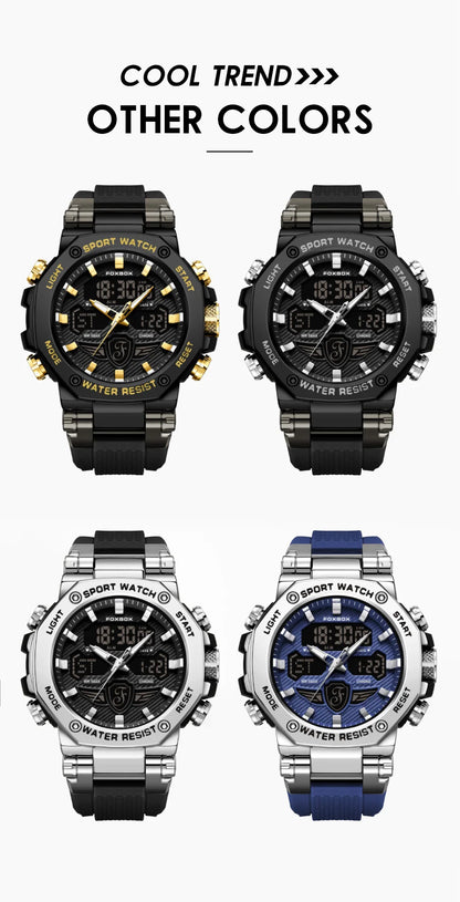 Relojes militares de lujo para hombre LIGE 2024, marca superior, resistentes al agua 5 bar, deportivos, de cuarzo con LED, para hombre, Relogio Masculino.