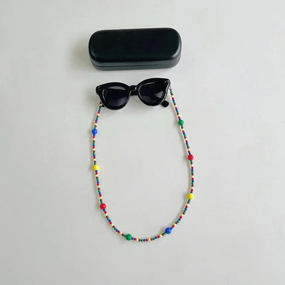 Caja de almacenamiento con collar y gafas de sol para niños, conjunto de gafas de sol para niñas, accesorios de viaje para playa, regalo para niños de 2 a 8 años