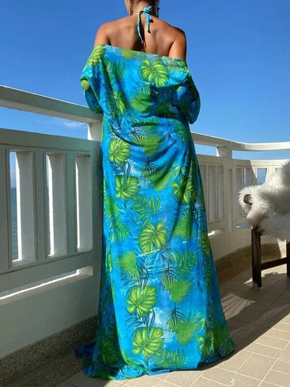 Bikini de tres piezas con tiras triangulares 2025 para mujer, traje de baño tipo kimono, ropa de baño sexy para mujer, traje de baño para playa