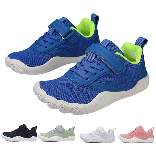 Zapatos descalzos para niños, zapatillas de deporte para niños y niñas, zapatos con abertura natural, zapatillas minimalistas con punta ancha, para niños pequeños, pequeños y grandes.